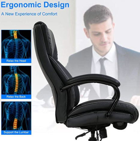 Ergonomic 500 LB. Executive Chair | Big Man Chair