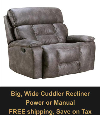 Big Wide Cuddler Recliner